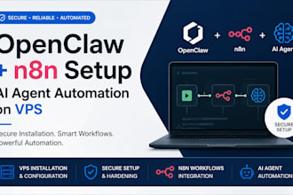 do openclaw n8n open claw setup secure openclaw automation ai agent vps install