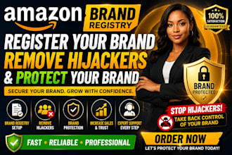 register amazon brand registry, remove hijackers and protect your brand