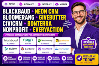 blackbaud neon crm bloomerang givebutter civicrm bonterra nonprofit everyaction