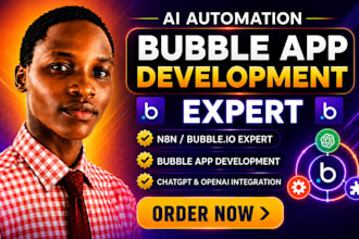 build your bubble web app, saas, or mvp with n8n automation