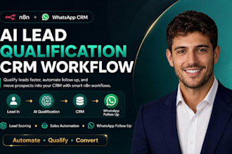 do n8n ai lead qualification CRM sales workflow automation n8n whatsapp CRM n8n