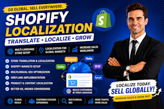 localize and translate your shopify store for global sales