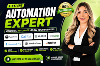 typeform callrail jobber fieldedge housecall pro servicetitan zapier automation