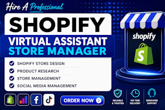 be your shopify virt assist, store growth, shopify marketing