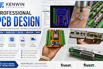design, cnc manufacture pcb for your project