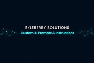 write custom ai prompts and instructions for your business