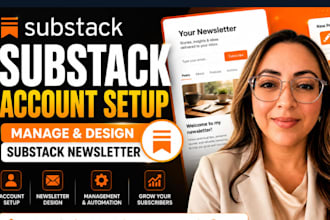 substack account setup manage substack newsletter design substack newsletter