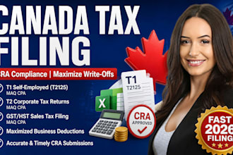 handle cra canada tax return t1 t2 corporate tax filing gst hst bookkeeping