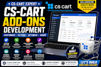 cs cart addon cs cart customization cs cart bug fixing multivendor marketplace