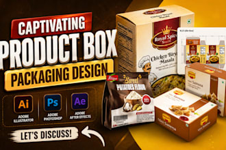 design packaging box design, mailer box, subscription box, amazon box design