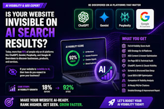 increase ai visibility to rank website with chatgpt claude gemini SEO GEO aeo
