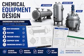 design chemical process equipment and perform engineering calculations