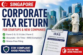 file singapore corporate tax return for startups and new companies