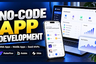 build flutterflow mobile app, ai powered mvp no code app developer