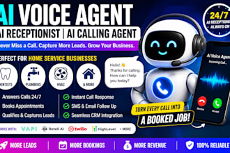 make ai voice agent ai receptionist ai calling agent dentist plumber hvac leads