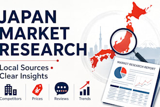 do japanese market research using reliable local sources