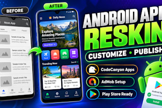 reskin, customize and publish your android app to google play
