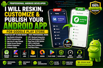 reskin and customize your codecanyon android app