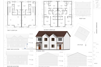 create city permit drawings, 2d floor plans, and blueprints