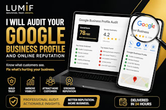 audit your google business profile and online reputation