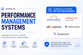 setup workday, lattice, leapsome, or culture amp performance management