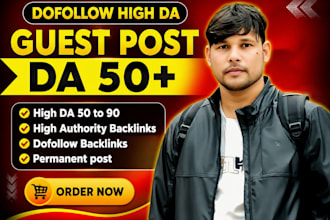 provide dofollow high quality guest post backlinks