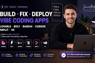 fix lovable ai base44 bug fixing saas ios mvp replit vibe coding v0 capacitor