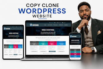 recreate clone any wordpress website professionally