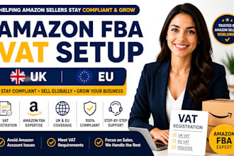 help with amazon fba vat registration in UK and eu countries