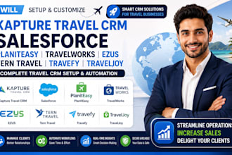 setup kapture travel CRM salesforce planiteasy travelworks ezus tern traveljoy