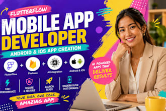 flutterflow mobile app developer for android and ios app creation ai mobile app