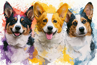 draw your pet in watercolor