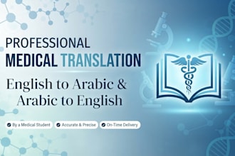 provide professional medical translation and proofreading