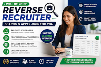 be your reverse recruiter, search and apply to jobs for you