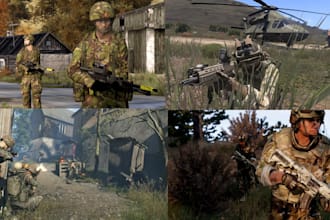 create custom maps, environments, and weapon assets for arma reforger and arma 3