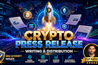 do crypto press release writing and distribution on newsbtc, web3 platforms