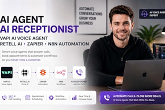 ai voice receptionist with vapi or retell ai for inbound calls ai agent