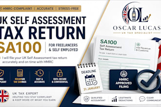 file your UK self assessment tax return sa100 for freelancers and self employed
