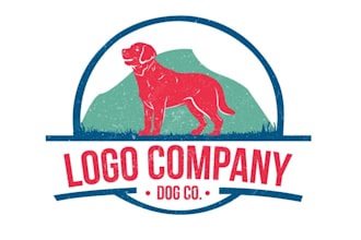 design a unique animal pet equestrian logo with branding
