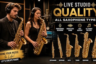 record live studio soprano alto tenor baritone bass and sopranino saxophone