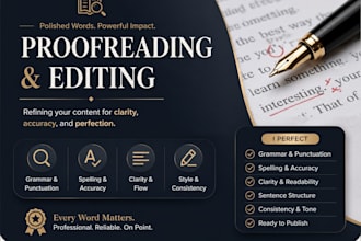 professionally edit, proofread, correct grammar, improve clarity