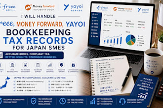 handle freee account money forward yayoi bookkeeping tax records for japan smes