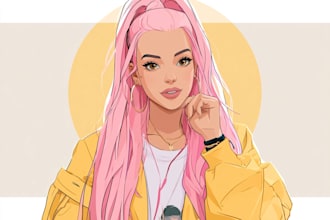 do a cartoon portrait of you, perfect gift
