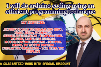 build arduino coding using an efficient programming technique