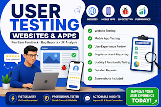 do user testing for website and apps