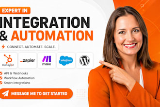 hubspot integration zapier make salesforce wordpress shopify API webhooks flows