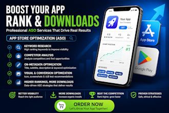 do mobile app promotion, aso app marketing IOS app installs and android installs