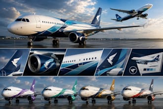 create professional msfs livery, aircraft repaint and airline branding