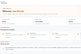 design and develop a professional landing page