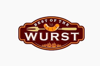 design magnificent classic food restaurant logo
